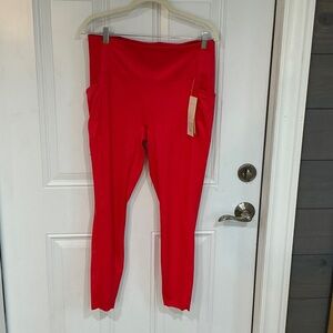 All in Motion Bold Red Activewear size XL NEW NEVER WORN  soft nice material